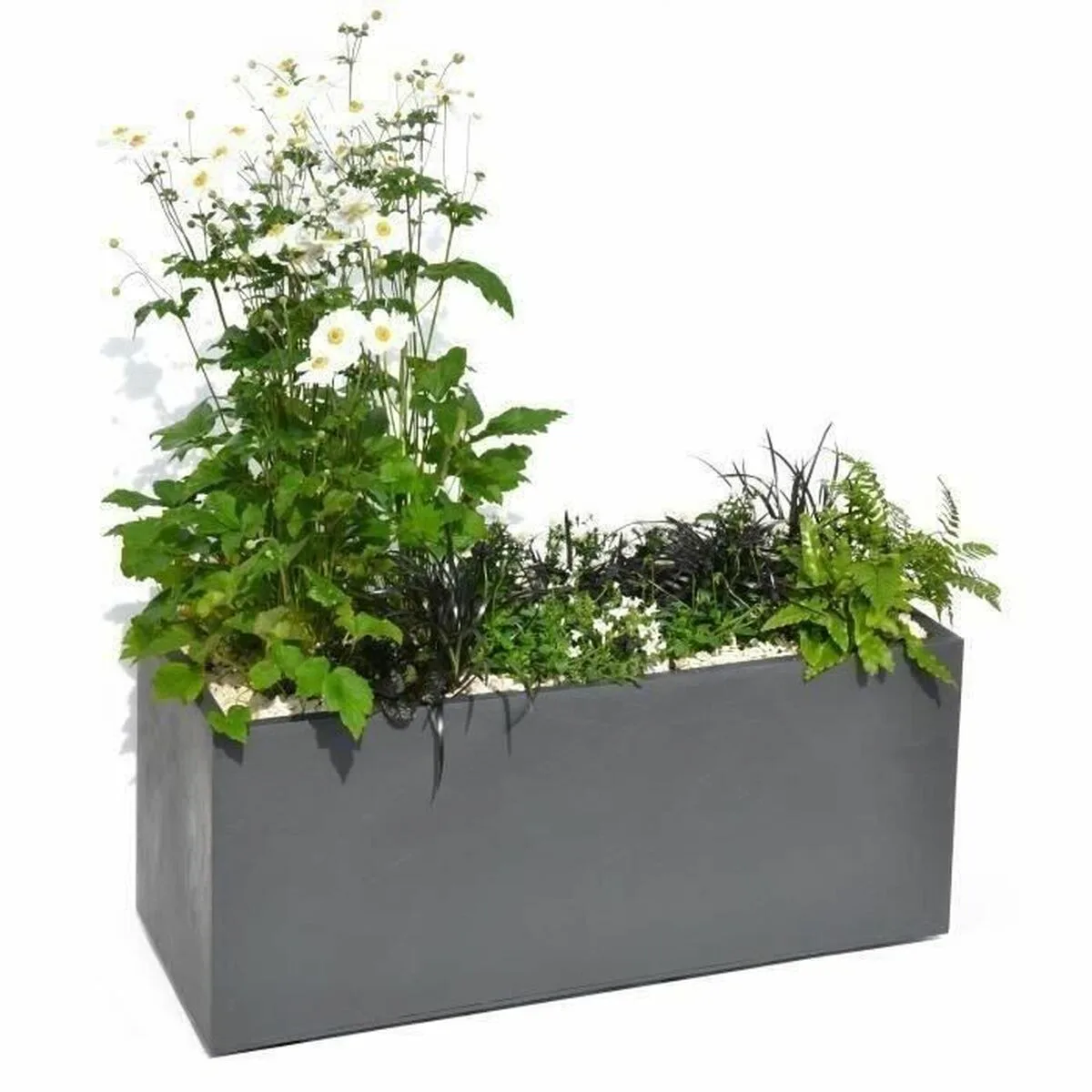 Pot eda gris plastique rectangulaire 99 5 x 39 x 43 cm s718950012. Découvrez la diversité Diaytar : une infinité de produits pour la maison, le travail, les loisirs, tous dans l'air du temps