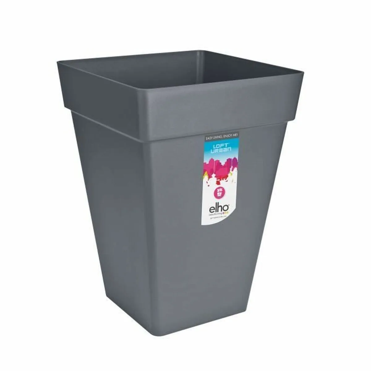 Pot elho anthracite polypropylene plastique carre moderne 37 cm s719667832. L'ambition de Diaytar : devenir votre boutique en ligne de référence pour tous les produits qui améliorent votre vie
