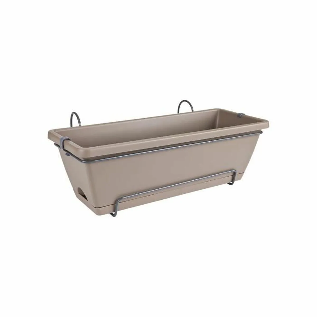 Pot elho marron 50 cm gris polypropylene plastique rectangulaire s719663848. Du salon à la chambre, Diaytar habille votre intérieur avec élégance.