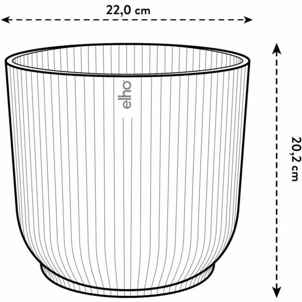 Pot elho o 22 cm blanc plastique ronde s718977051. Diaytar a été conçu pour ceux qui voient le shopping en ligne comme une source d'inspiration et de solutions pratiques