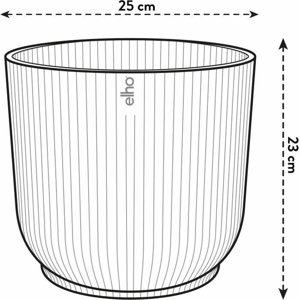 Pot elho o 25 cm ronde blanc plastique s718978044. Diaytar vous connecte à l'essentiel et au superflu stylé : une gamme complète de produits pour tous vos besoins et envies