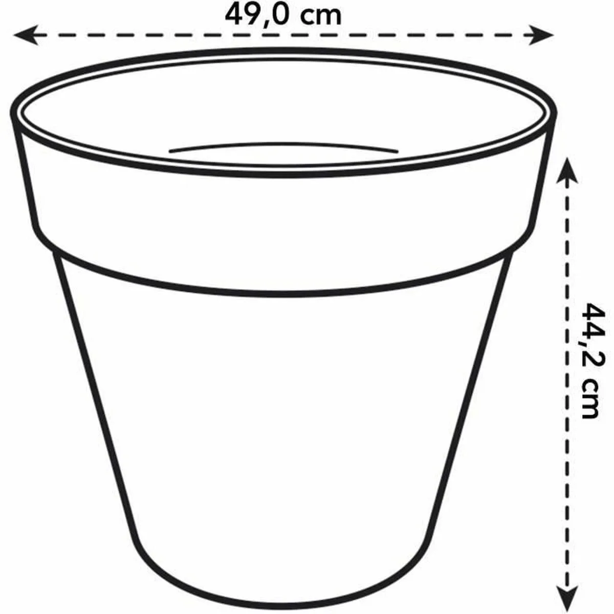 Pot elho o 50 cm plastique rond ronde moderne s718978627. Diaytar, c'est votre passeport pour un tour du monde des produits les plus inspirants, sans quitter votre canapé.