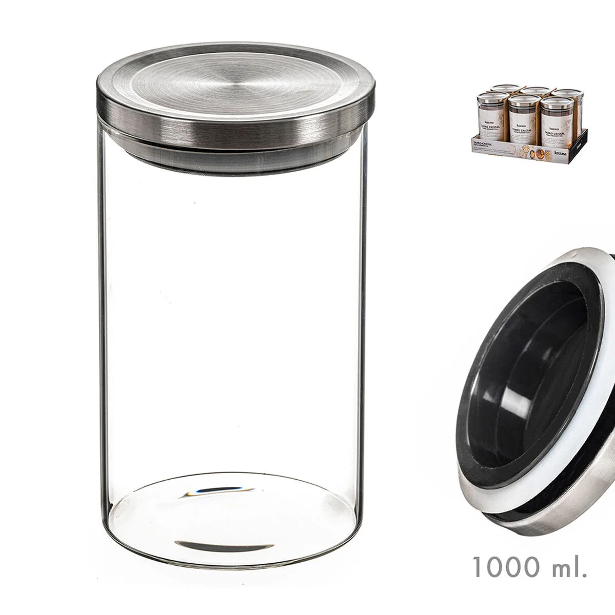Pot en verre kozina 1 l s792151157. Bienvenue dans le futur du shopping. Diaytar utilise la data pour anticiper vos besoins, mais garde la magie de la surprise.