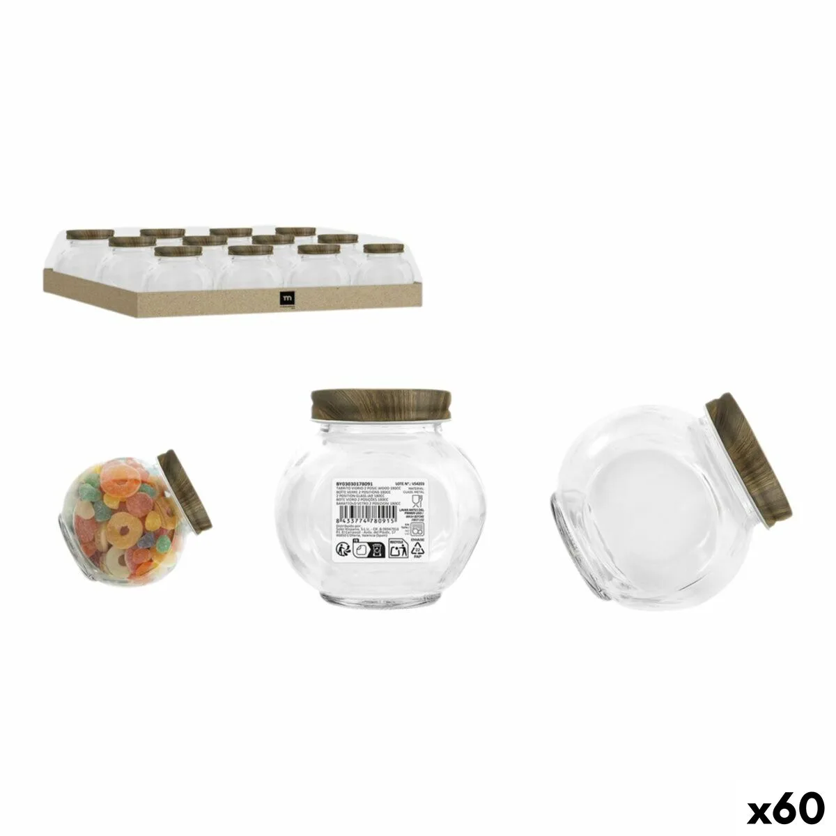 Pot en verre la mediterranea wood 180 ml 60 unites s223772026. Diaytar, le curateur de votre style de vie moderne, à travers une offre généraliste constamment renouvelée et actualisée