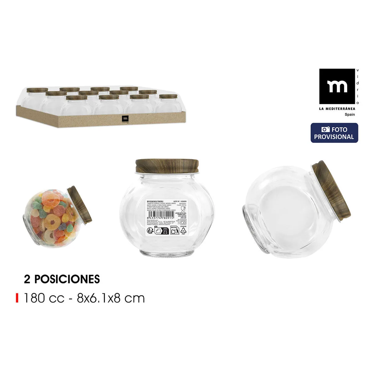 Pot en verre la mediterranea wood 180 ml 60 unites s223772059. Notre équipe chez Diaytar est votre équipe de choc, dévouée à débusquer les produits qui méritent votre attention.