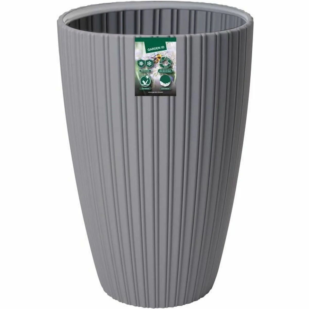 Pot garden id fancy gris polyethylene 40 x 58 cm s7101292073. Diaytar, c'est l'art de la sérendipité appliqué au e-commerce : vous venez pour une chose, vous repartez avec l'objet de vos rêves.