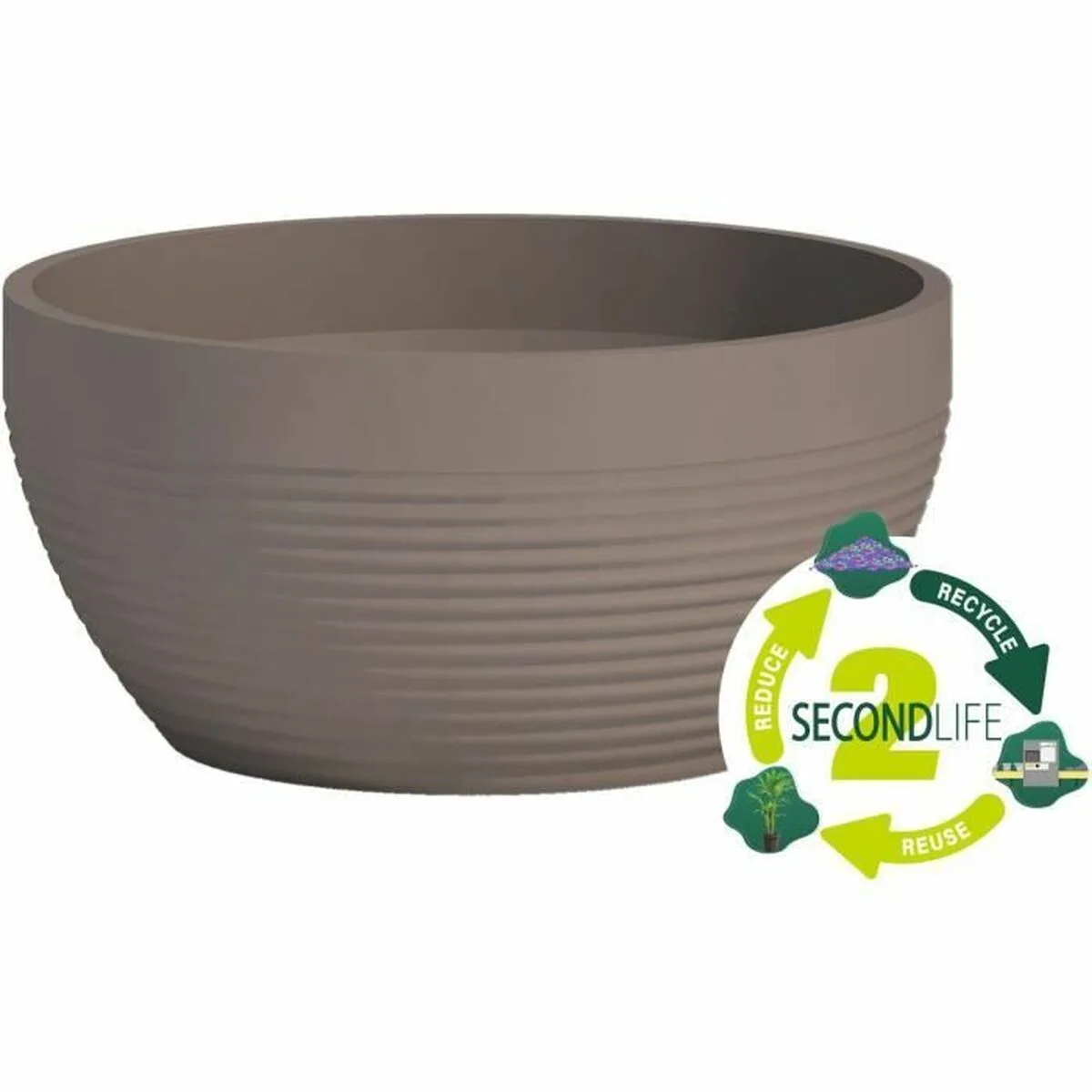 Pot garden id taupe 25 x 12 cm s7100953846. Chez Diaytar, nous transformons vos envies en réalité avec style.