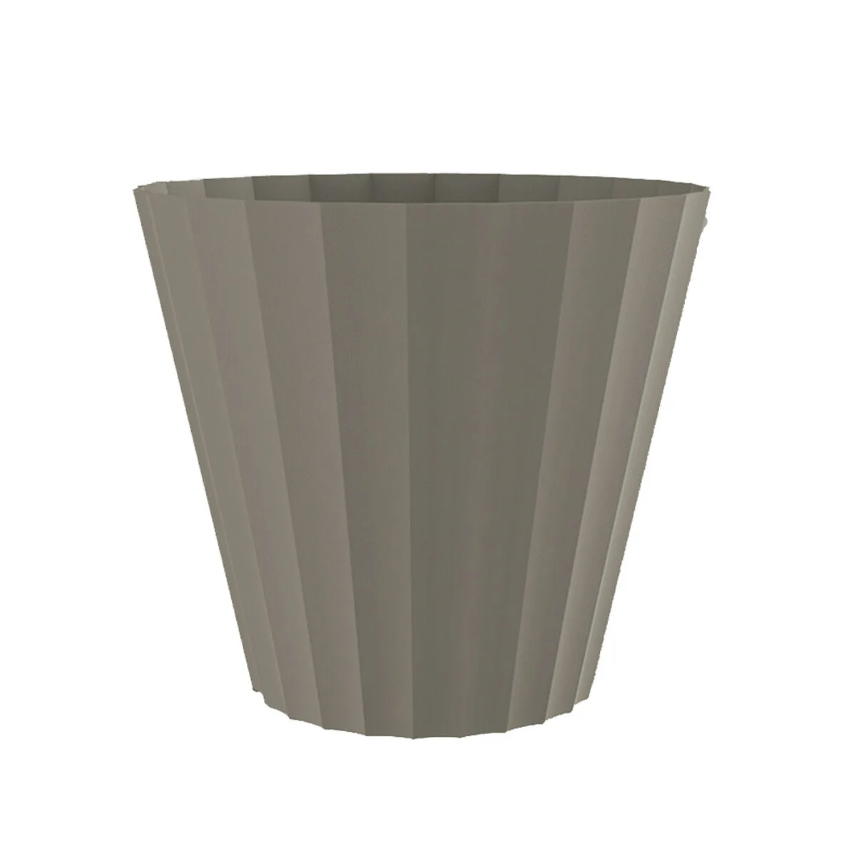 Pot plastiken taupe polypropylene 32 x 29 cm s790763958. L'art de vivre à la française s'exprime dans notre collection maison Diaytar.