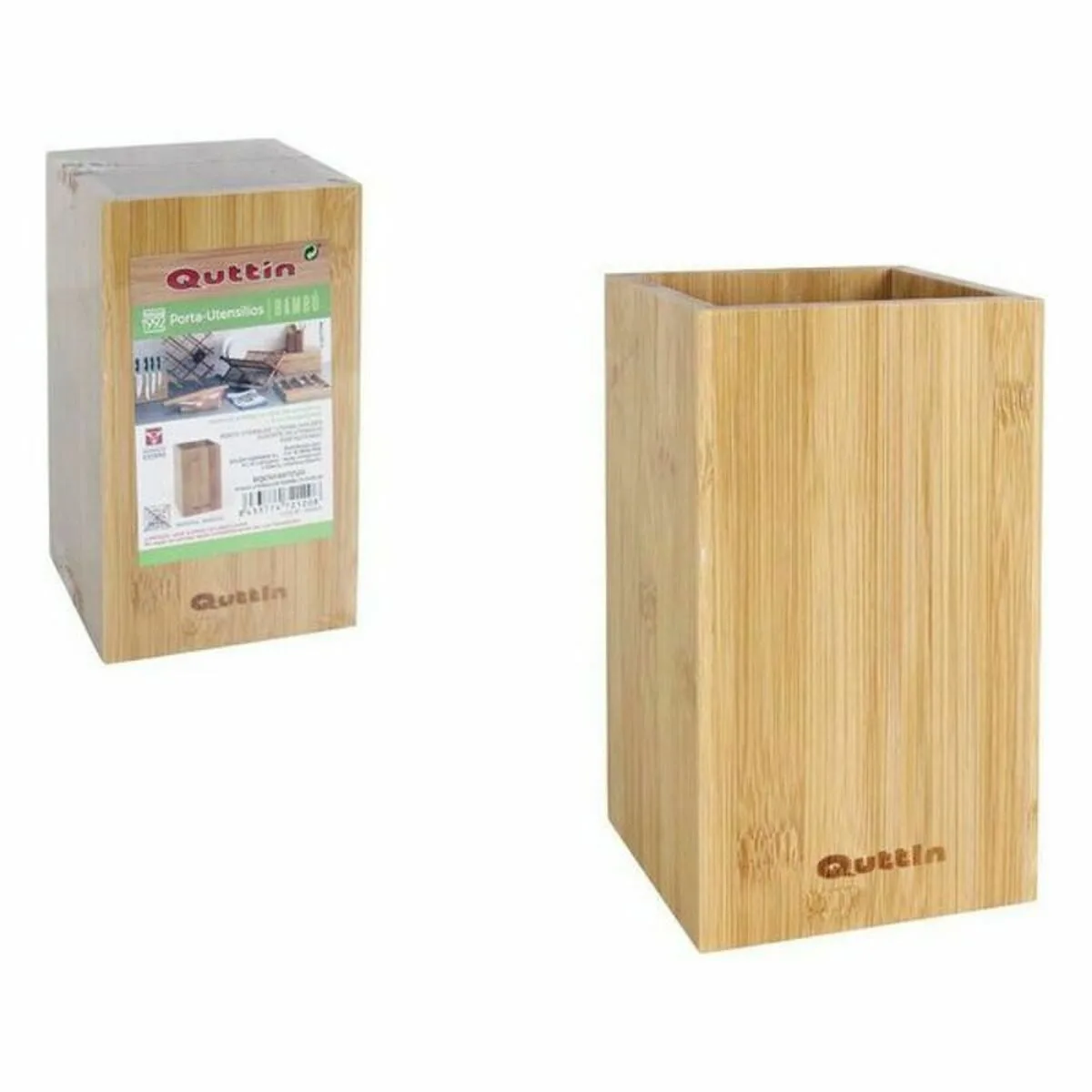 Pot pour ustensiles de cuisine quttin bambou 10 5 x 10 5 x 18 cm 12 unites s223019411. Diaytar opère une veille constante pour vous offrir l'élite des produits généraux, électroniques et maison.
