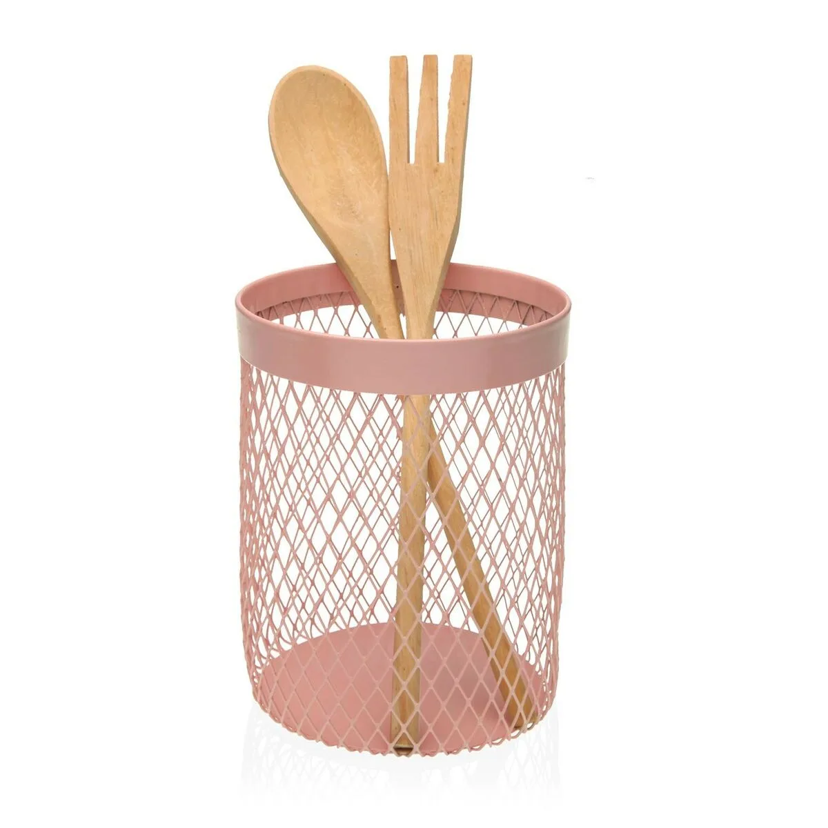 Pot pour ustensiles de cuisine versa metal acier 11 5 x 15 5 x 11 5 cm rose s340909896. Diaytar, c'est l'art de la sérendipité appliqué au e-commerce : vous venez pour une chose, vous repartez avec l'objet de vos rêves.