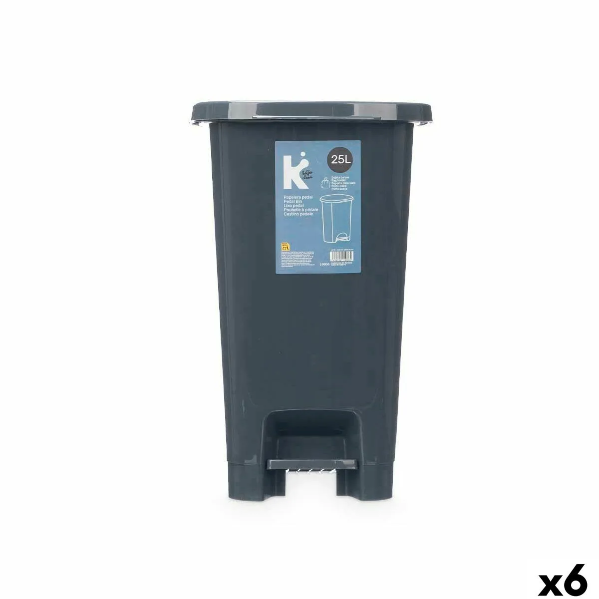 Poubelle a pedale abk 142 anthracite plastique 25 l 6 unites s363293188. Bienvenue dans l'écosystème Diaytar, où chaque produit a été pensé pour s'intégrer parfaitement dans votre vie moderne