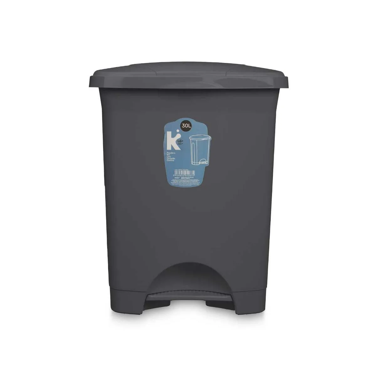 Poubelle a pedale anthracite plastique 30 l 4 unites s363235578. Diaytar, c'est la promesse tenue d'un e-commerce où l'émerveillement devant un produit simple est encore possible.