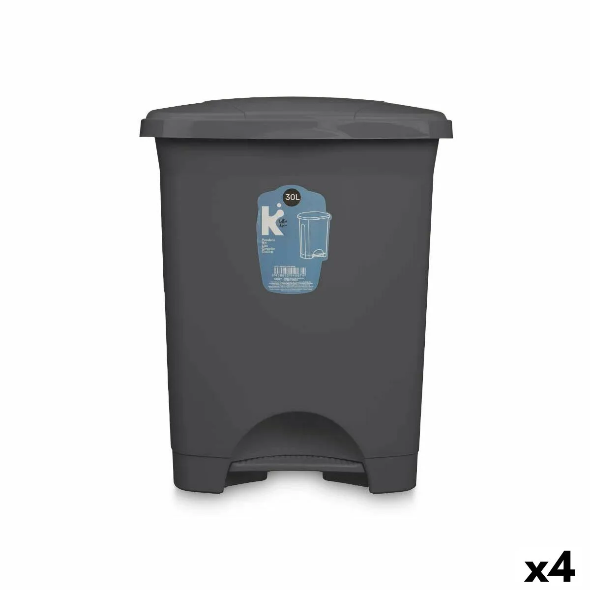 Poubelle a pedale anthracite plastique 30 l 4 unites s363235597. Diaytar : Parce que vos goûts sont éclectiques, notre offre de produits l'est tout autant. Explorez sans modération.