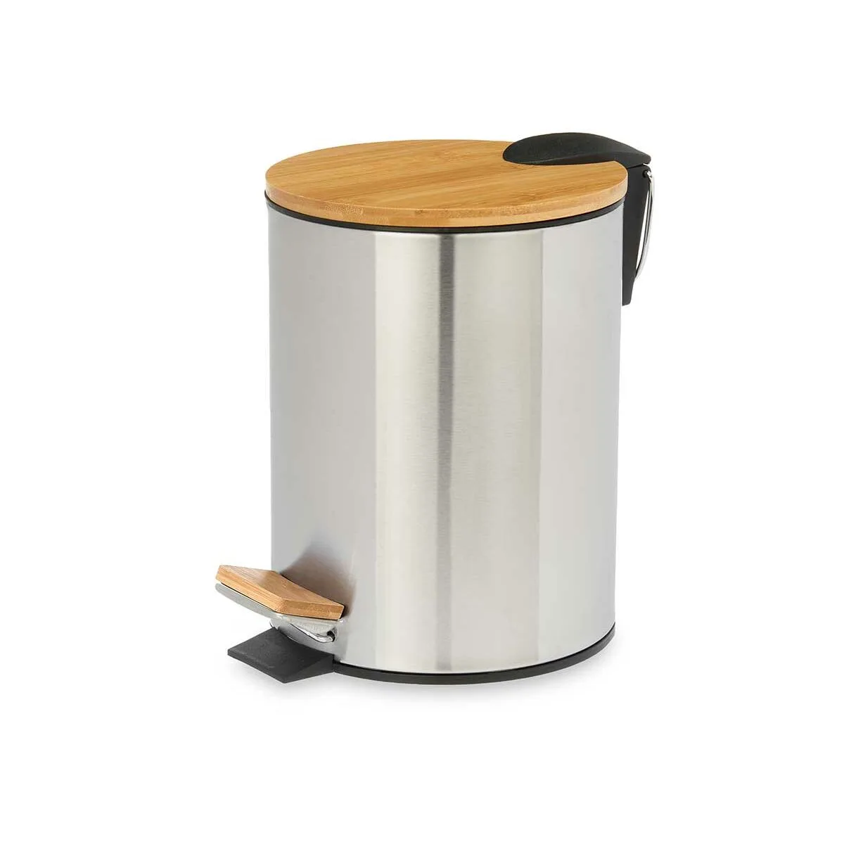 Poubelle a pedale berilo b0353s 5l marron argente bambou acier inoxydable 5 l 4 unites s363254882. Diaytar a été imaginé pour les acheteurs avisés qui recherchent autant la performance que le design dans leurs produits