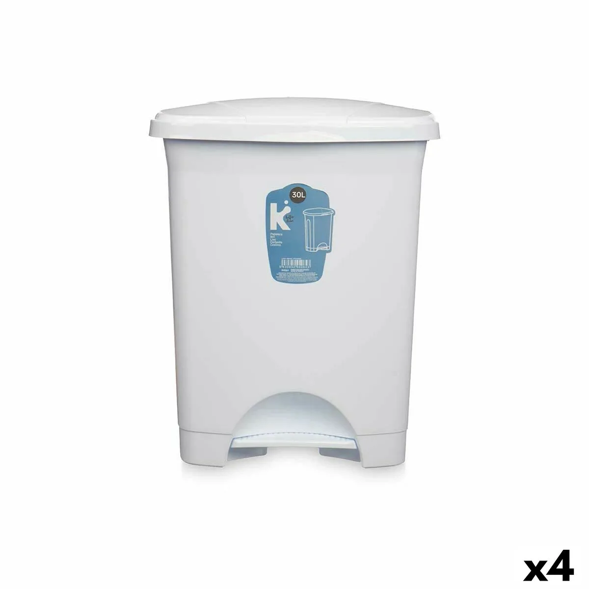 Poubelle a pedale blanc plastique 30 l 4 unites s363235116. Explorez Diaytar et laissez-vous surprendre par notre diversité de produits.