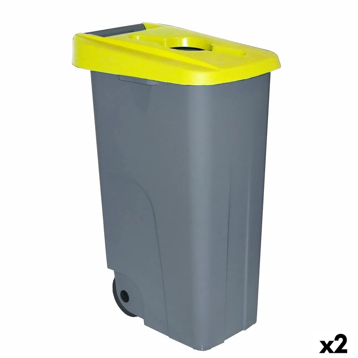 Poubelle a roulettes denox 85 l jaune 58 x 41 x 76 cm s222633087. Notre mission chez Diaytar : démocratiser l'accès aux produits extraordinaires, sans rogner sur le design ou la qualité.