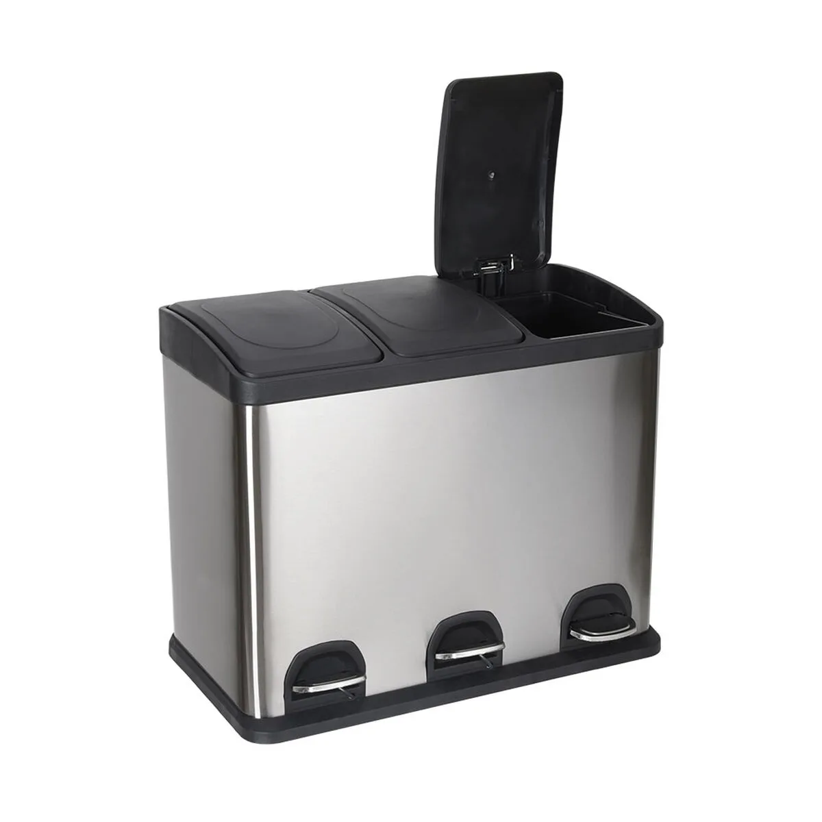 Poubelle recyclage confortime acier inoxydable 45 l s223639313. Diaytar, c'est votre garantie contre la déception. Des produits testés et approuvés, pour un shopping en toute sérénité.