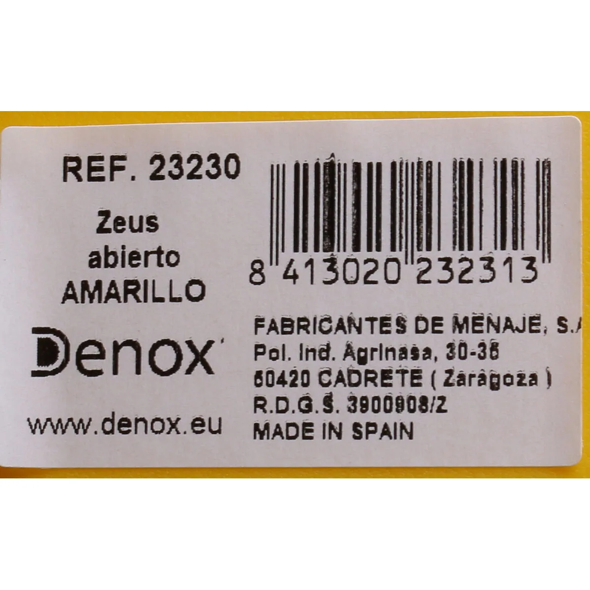 Poubelle recyclage denox jaune 65 l s221447125. Exprimez votre personnalité avec les accessoires tendance de Diaytar.