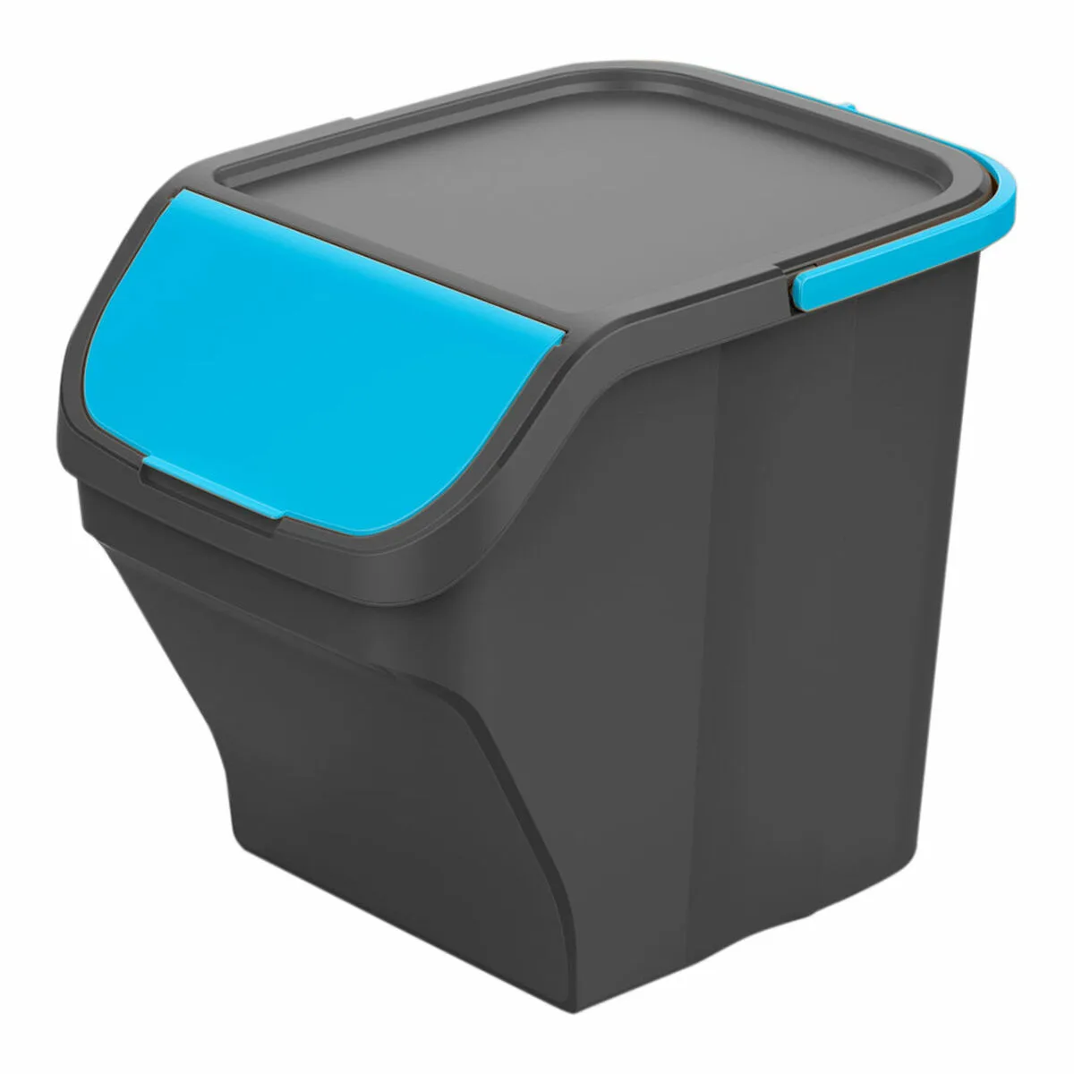 Poubelle recyclage mondex stack n sort bleu gris 25 l empilable avec couvercle 40 x 30 x 34 cm s792540467. Diaytar a bâti sa réputation sur un mélange parfait entre produits technologiques innovants et articles généraux de qualité supérieure