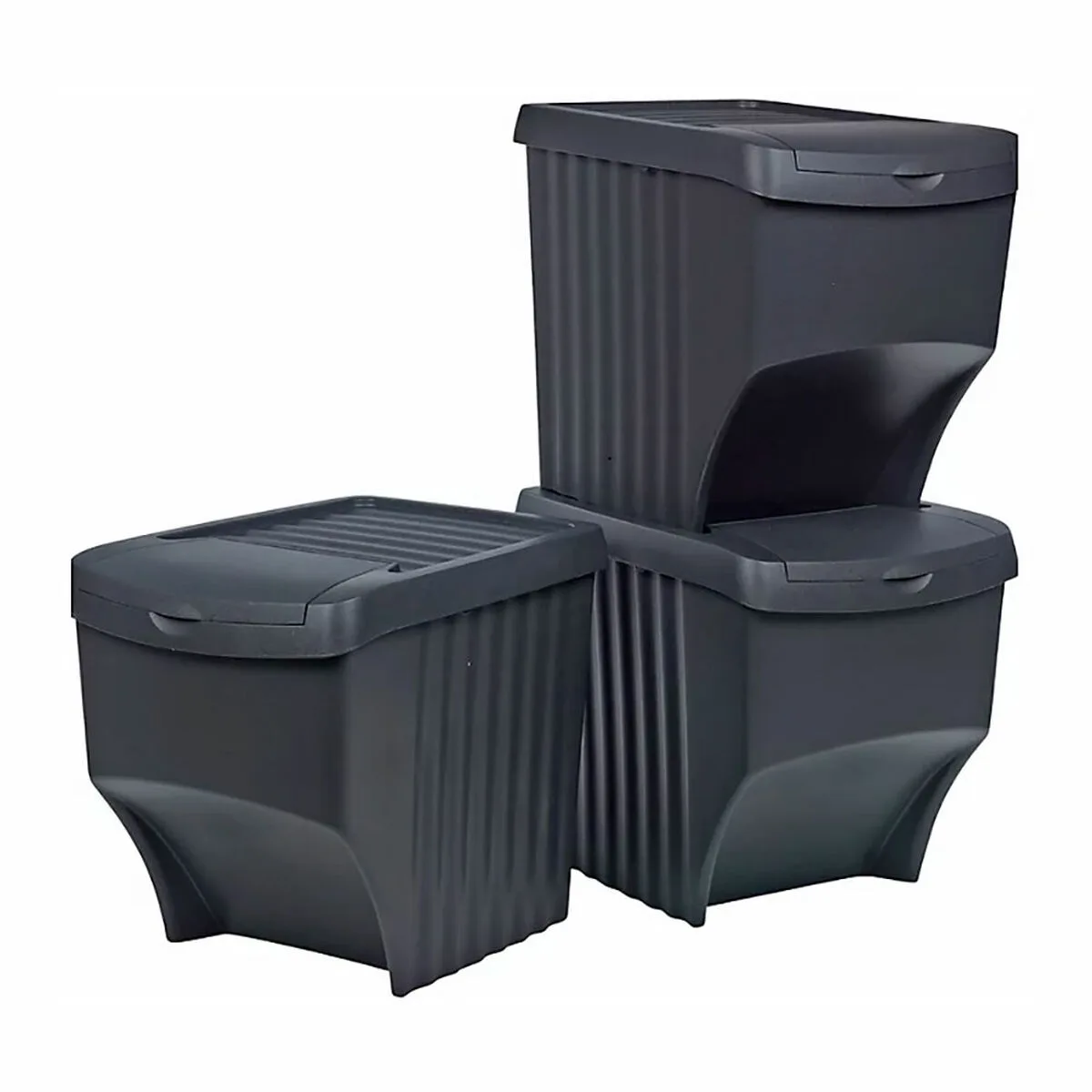 Poubelle recyclage sortibox noir empilable s790857320. Diaytar s'adresse à tous ceux qui considèrent que le choix d'un produit, même basique, est une expression de leur personnalité