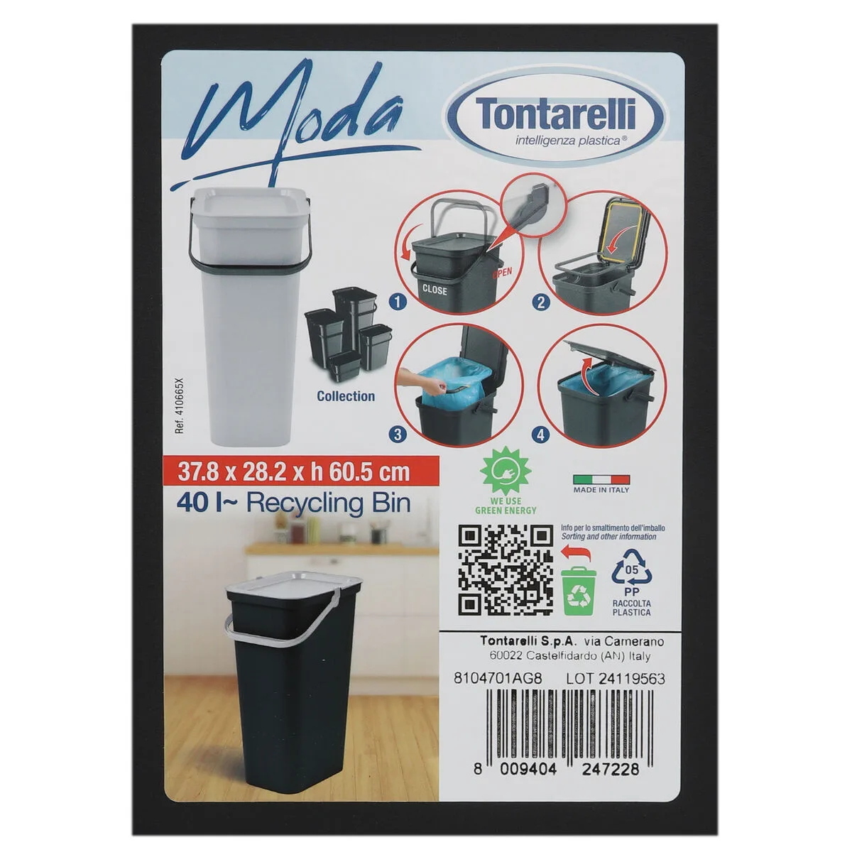 Poubelle recyclage tontarelli moda vert 38 l s221395985. Diaytar, c'est l'alliance inattendue entre la rigueur suisse et la créativité italienne, appliquée au produit généraliste.