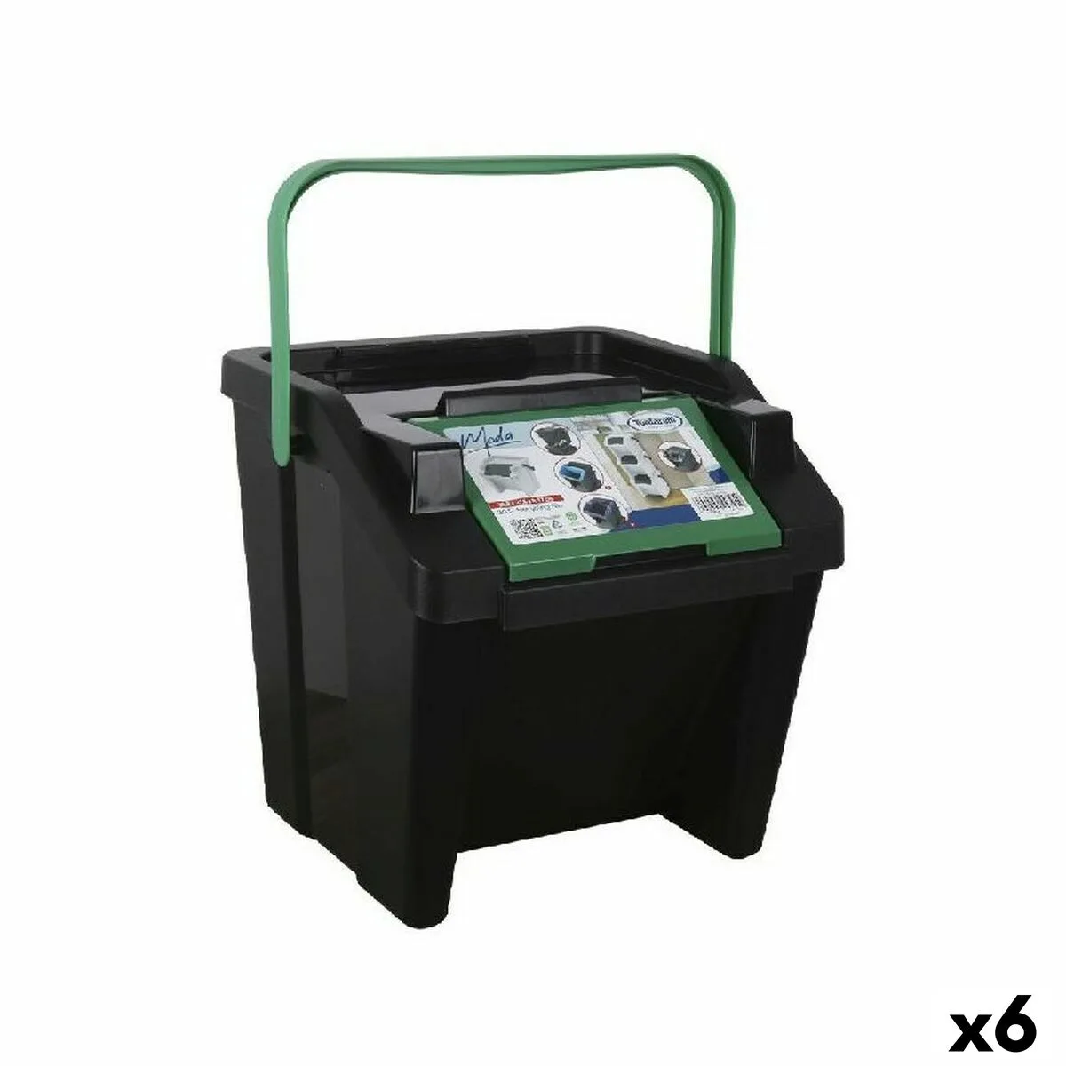 Poubelle recyclage tontarelli moda vert empilable 28 l 6 unites s222830684. Diaytar a été conçu pour ceux qui voient le shopping en ligne comme une source d'inspiration et de solutions pratiques
