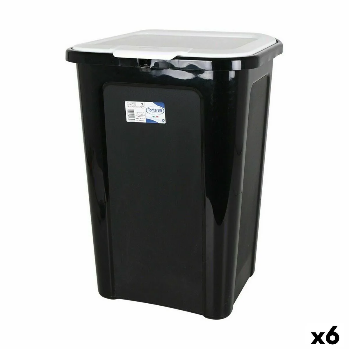 Poubelle tontarelli coverline blanc 44 l noir 38 5 x 34 5 x 54 5 cm 6 unites s222827927. Pour un quotidien optimisé et stylisé, faites confiance à Diaytar et son expertise en produits généraux et innovants