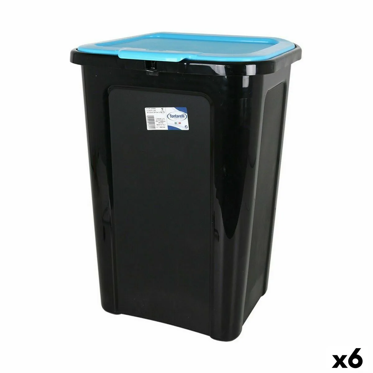 Poubelle tontarelli coverline bleu 44 l noir 38 5 x 34 5 x 54 5 cm 6 unites s222827865. Notre mission chez Diaytar : démocratiser l'accès aux produits extraordinaires, sans rogner sur le design ou la qualité.