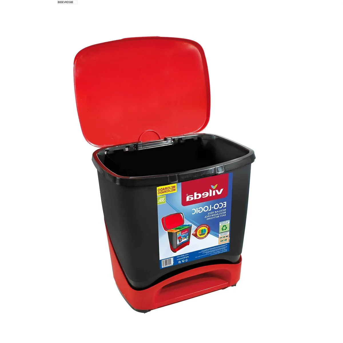 Poubelle vileda eco logic polypropylene 39 l noir rouge rouge noir s790411588. Diaytar : Parce que vos goûts sont éclectiques, notre offre de produits l'est tout autant. Explorez sans modération.