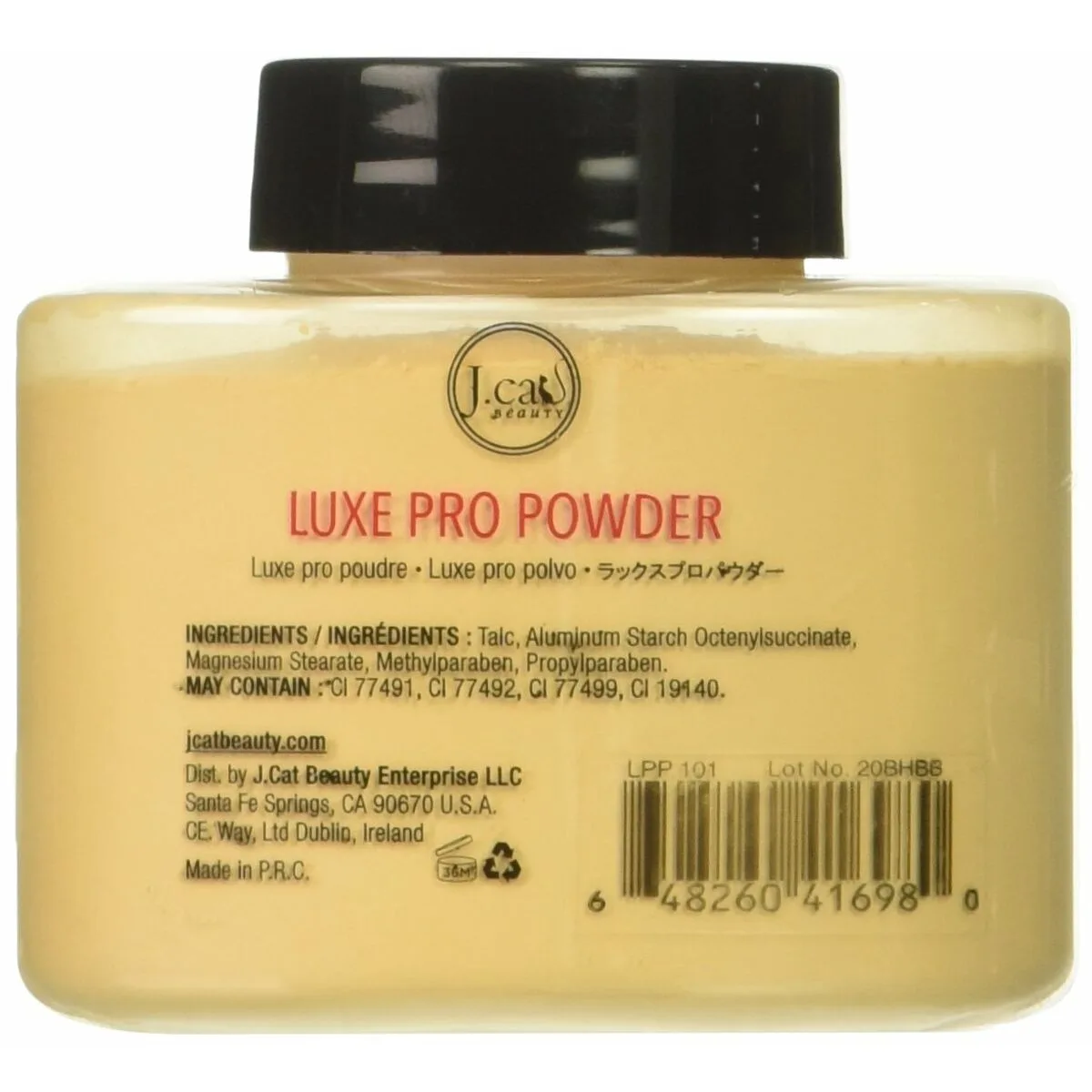 Poudres fixation de maquillage j cat luxe pro powder banana 42 g s452402955. Diaytar capitalise sur la diversité : notre force est de vous offrir un choix immense sans jamais sacrifier la qualité