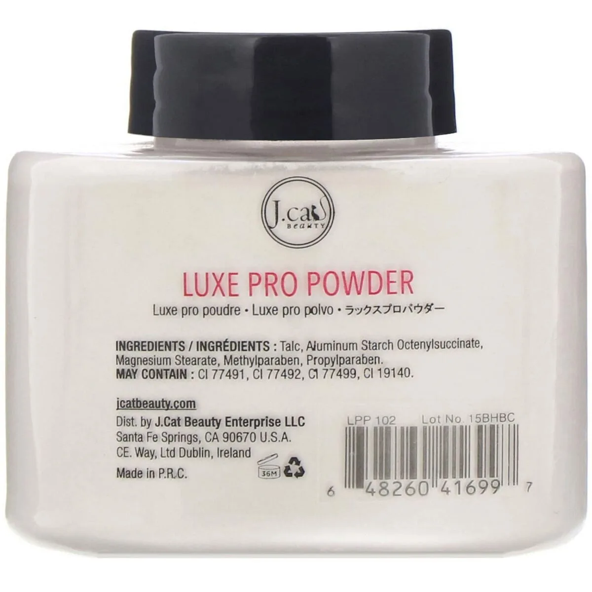 Poudres fixation de maquillage j cat luxe pro powder pearl luminizer 42 g s452403031. Diaytar, c'est la vitrine permanente des innovations produits qui vont faire parler d'elles dans les mois à venir.