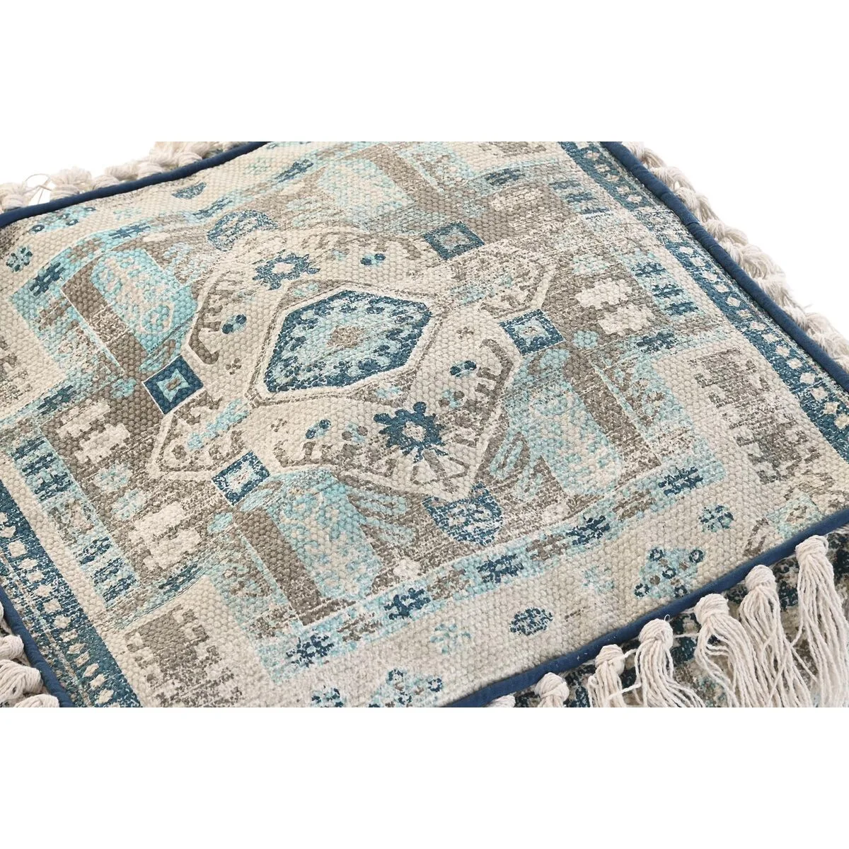 Pouf dkd home decor casablanca bleu frange 40 x 40 x 40 cm s304153256. Bienvenue sur Diaytar, la plateforme qui réconcilie l'âme de la boutique de quartier avec la puissance du digital.