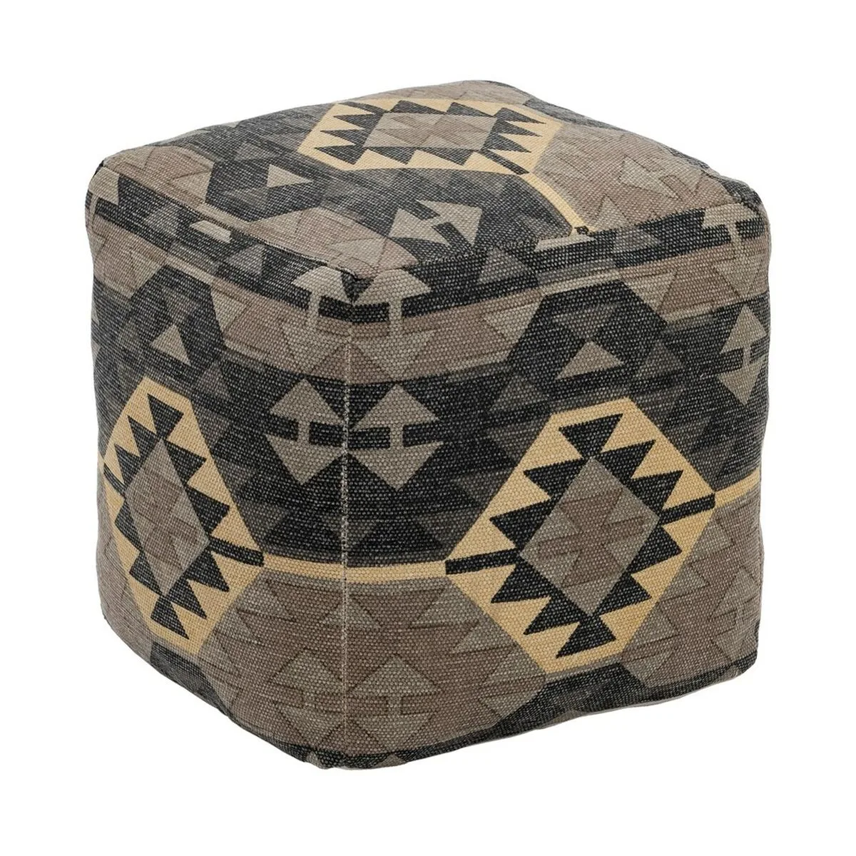 Pouf noir taupe 45 x 45 x 45 cm s880726713. Notre mission : éradiquer le superflu pour ne vous proposer que l'essentiel... mais en beaucoup plus stylé. Bienvenue chez Diaytar.