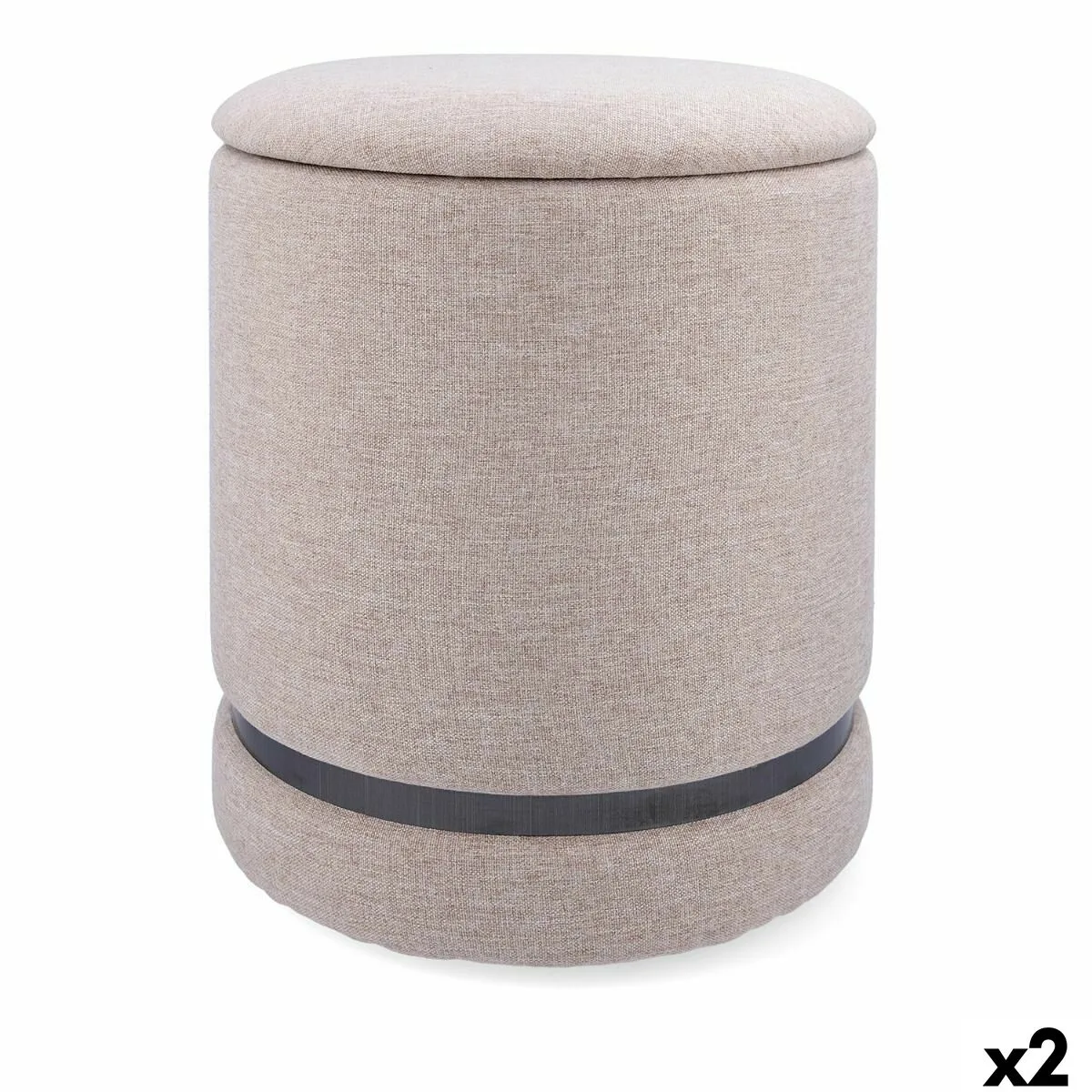 Pouf vinthera moa beige bois 32 x 40 cm 2 unites s271236395. Plongez dans l'univers Diaytar, votre référence pour des produits du quotidien, high-tech et déco, tous porteurs de tendances