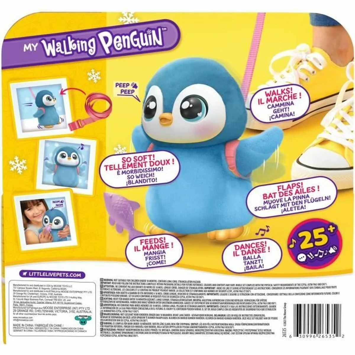Poupee bebe moose toys my little penguin s7100711415. Rejoignez la communauté Diaytar et vivez une expérience shopping unique.
