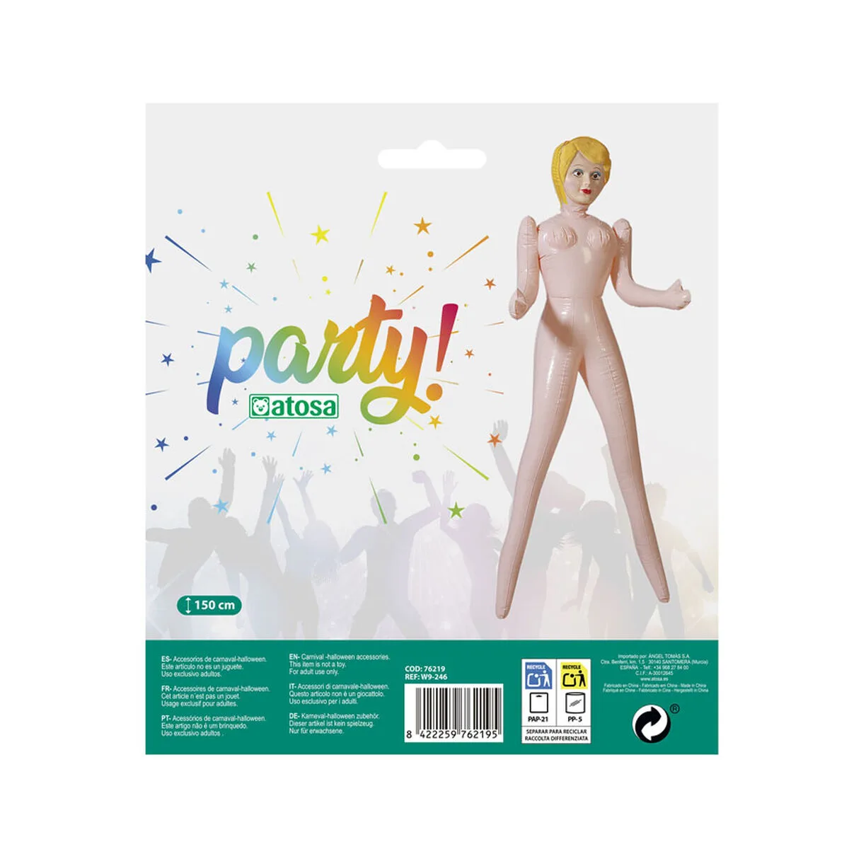 Poupee gonflable 150 cm s113409551. Votre foyer mérite le style et le confort des produits Diaytar Home.