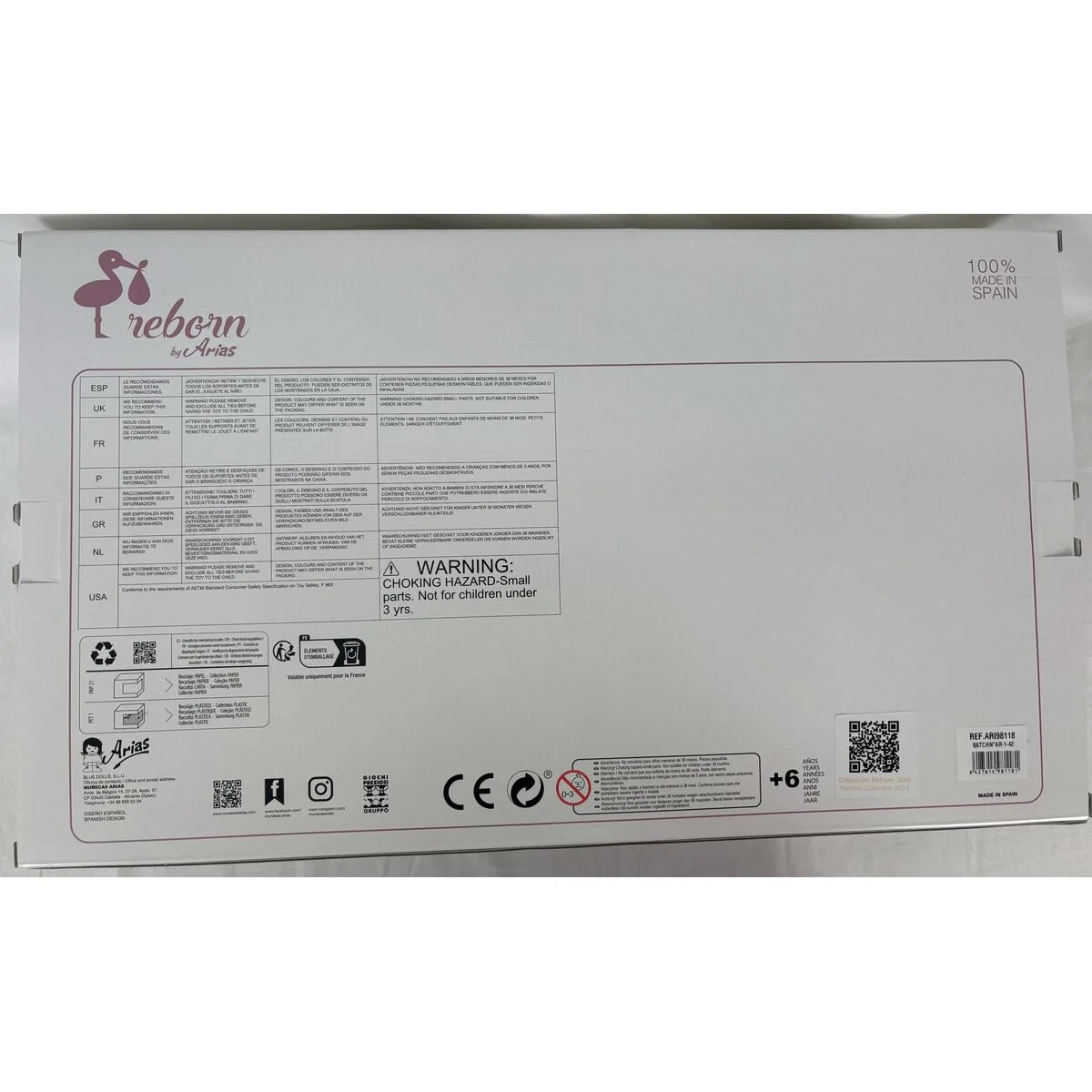 Poupee nouveaux nes arias 98118 45 cm s241759768. Bienvenue dans l'écosystème Diaytar, où chaque produit a été pensé pour s'intégrer parfaitement dans votre vie moderne