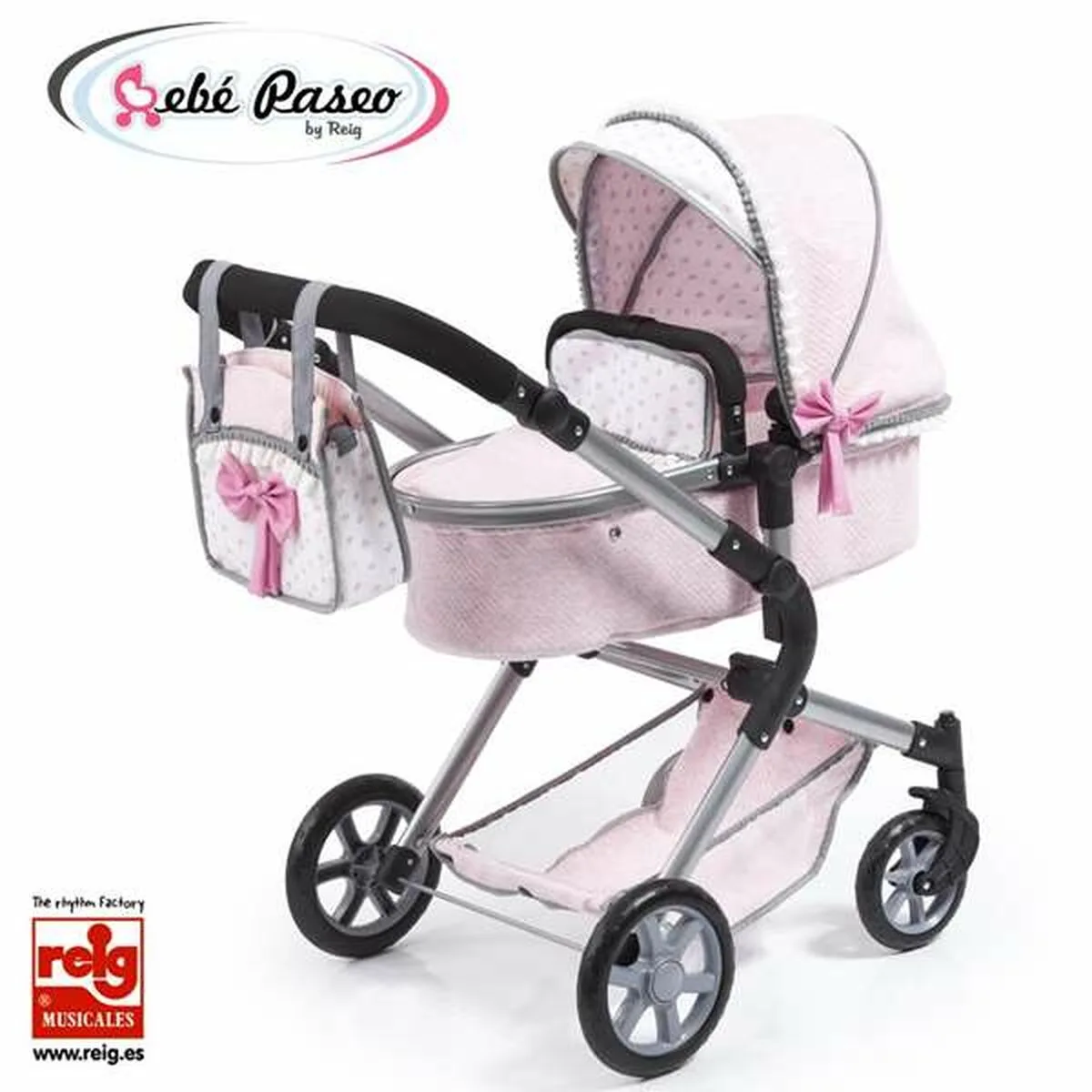 Poussette pour poupees reig combi 62 cm 82 x 79 x 38 5 cm rose s242493341. Style et élégance se conjuguent parfaitement dans notre rayon mode Diaytar.
