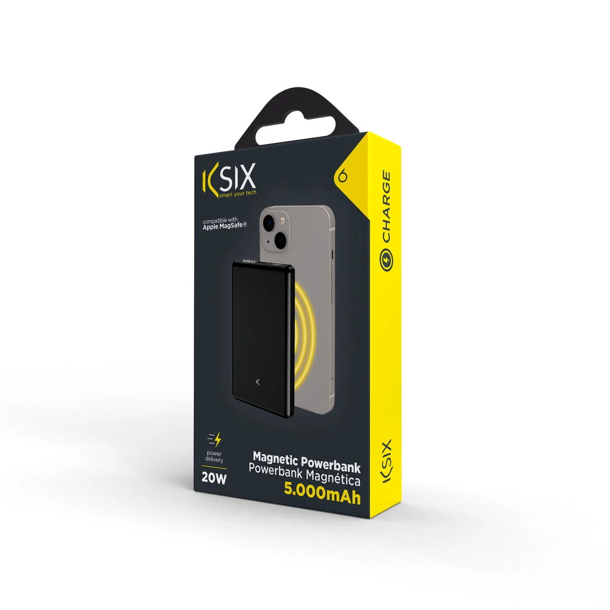 Powerbank ksix gris 5000 mah s190666029. Votre style, votre personnalité, nos produits : bienvenue chez Diaytar !