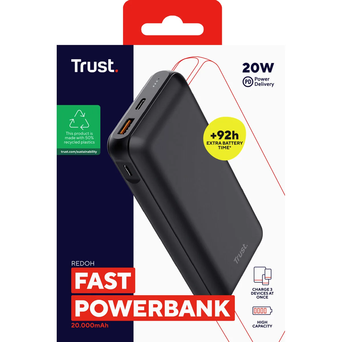 Powerbank trust 24880 s5527602524. Diaytar mise sur l'intelligence collective : notre communauté nous guide pour dénicher les produits les plus plébiscités.