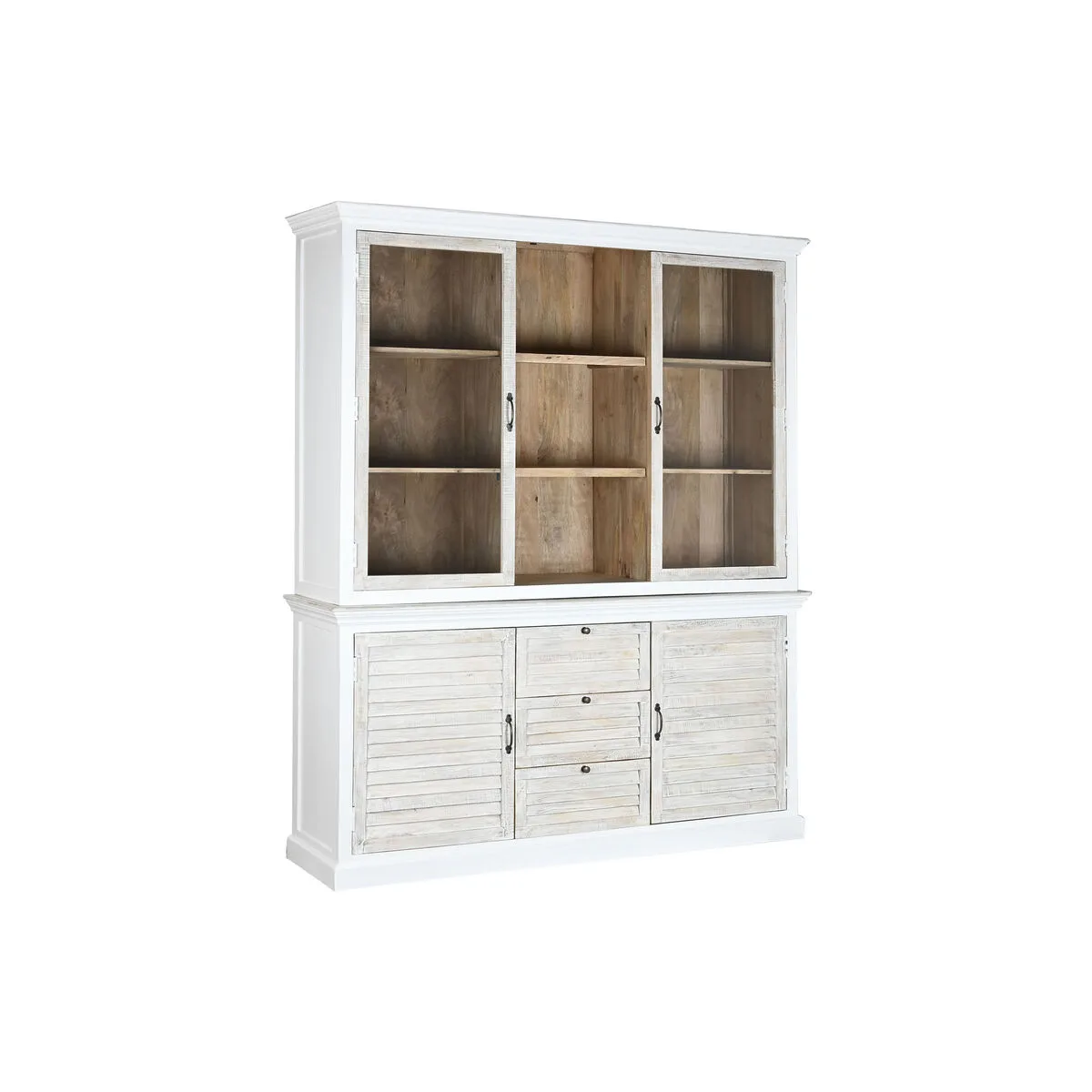 Presentoir home esprit verre bois de manguier 180 x 45 x 220 cm s305647798. Diaytar s'adresse aux esprits modernes en quête de produits qui allient performance technologique et design épuré