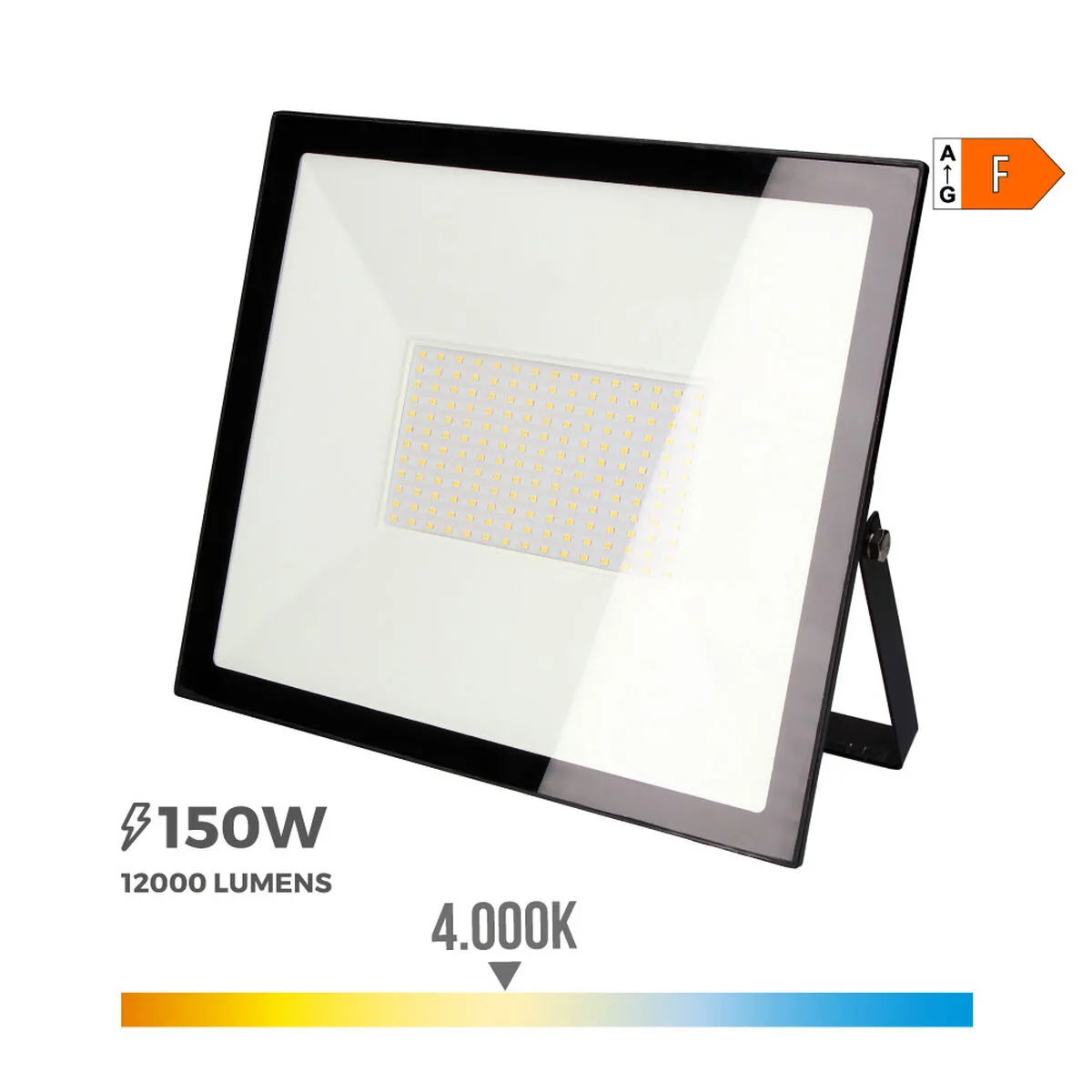 Projecteur led edm 70338 noir f 150 w 1200 lm 12000 lm 4000 k s790335665. Nous sélectionnons pour Diaytar des produits qui ont une histoire, une âme, et qui sauront trouver une place dans la vôtre.