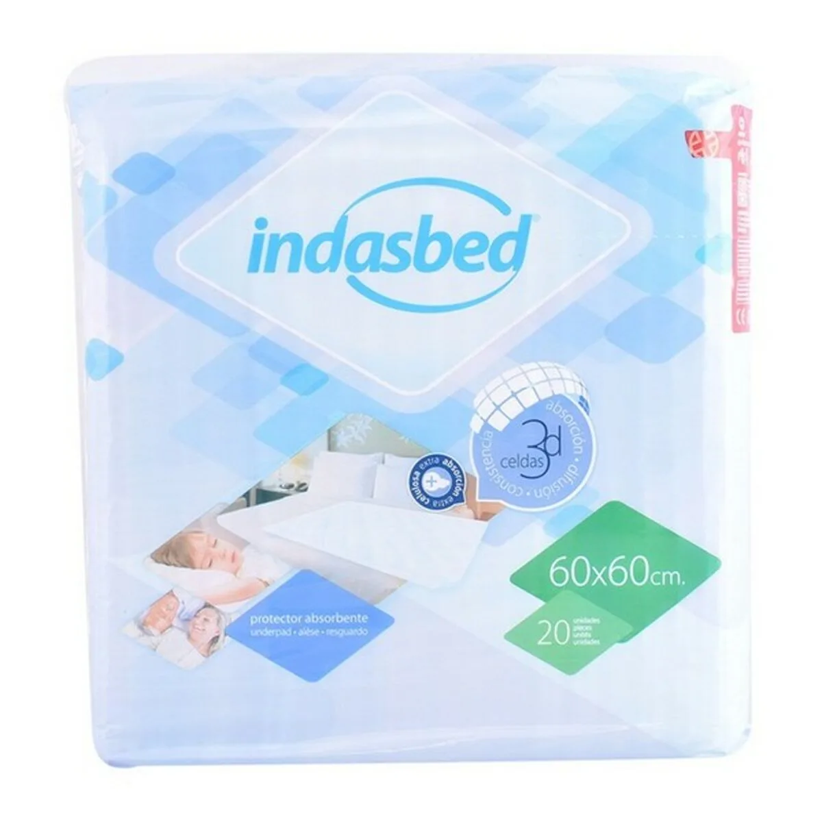 Protecteur pour incontinence indasbed indasec 20 unites s054470024. Votre vie, simplifiée et stylisée par Diaytar et sa collection de produits essentiels et innovants