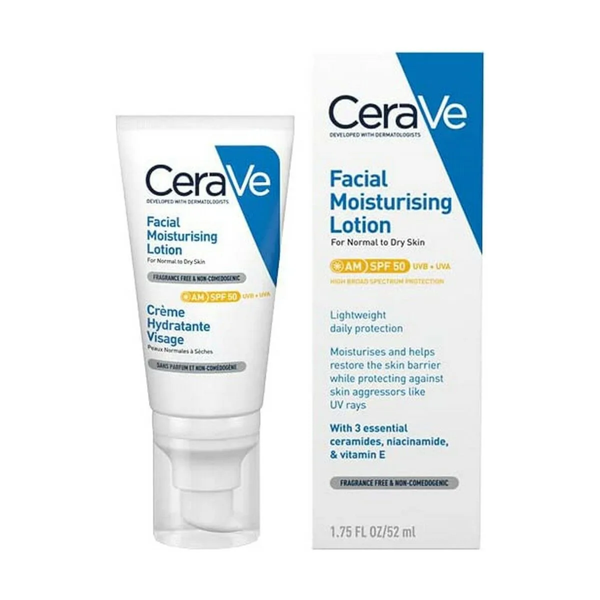 Protecteur solaire cerave facial moisturising lotion spf 50 52 ml s0510038654. Bienvenue dans l'ère du shopping conscient. Diaytar privilégie des produits avec une éthique et un impact positif.
