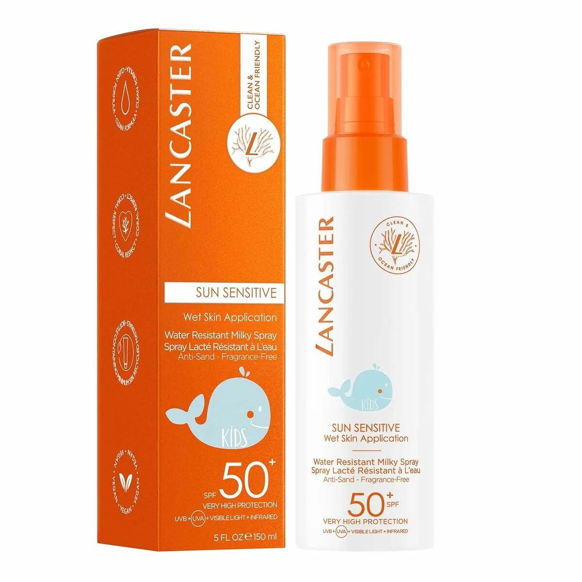 Protecteur solaire pour enfant lancaster sun sensitive kids spf 50 150 ml s0513139581. Votre style, votre personnalité, nos produits : bienvenue chez Diaytar !