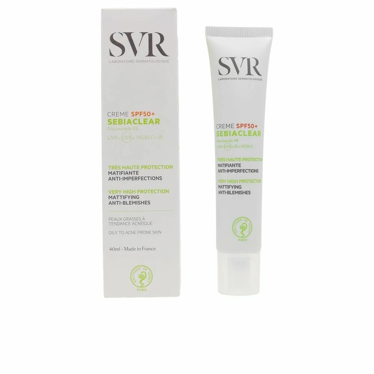 Protecteur solaire svr sebiaclear anti imperfections seboregulateur spf 50 40 ml s059752577. Diaytar, c'est la garantie de tomber sur ce produit unique qui fera de votre quotidien une expérience extraordinaire
