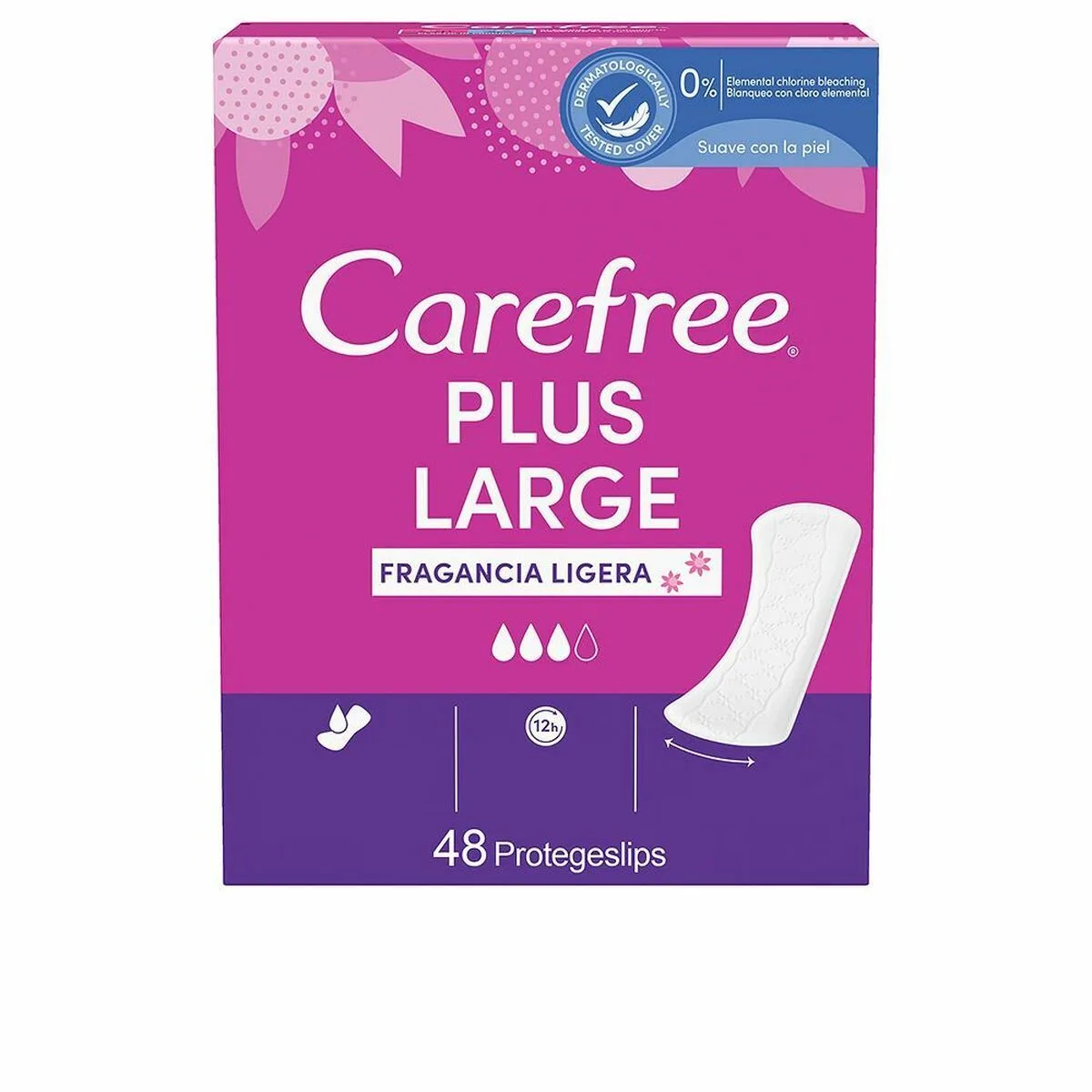 Protege slip carefree plus large 48 uds s059398858. Diaytar : Votre guide shopping pour une sélection exigeante de produits tendance, technologiques et domestiques