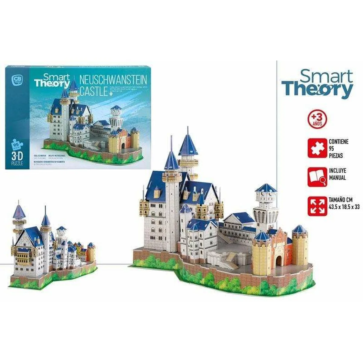 Puzzle 3d colorbaby new swan castle 43 5 x 18 5 x 33 cm 95 pieces s243327393. Bienvenue dans l'écosystème Diaytar, où chaque produit a été pensé pour s'intégrer parfaitement dans votre vie moderne