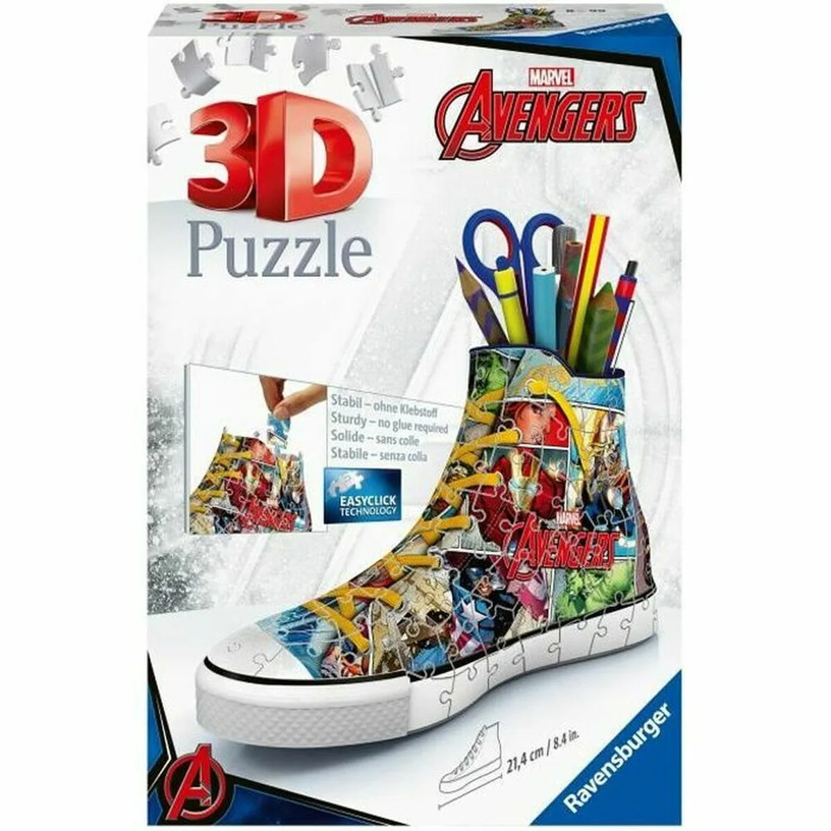Puzzle 3d ravensburger sneaker avengers 108 pieces s715722270. Diaytar réinvente votre quotidien avec des objets déco pleins de charme.