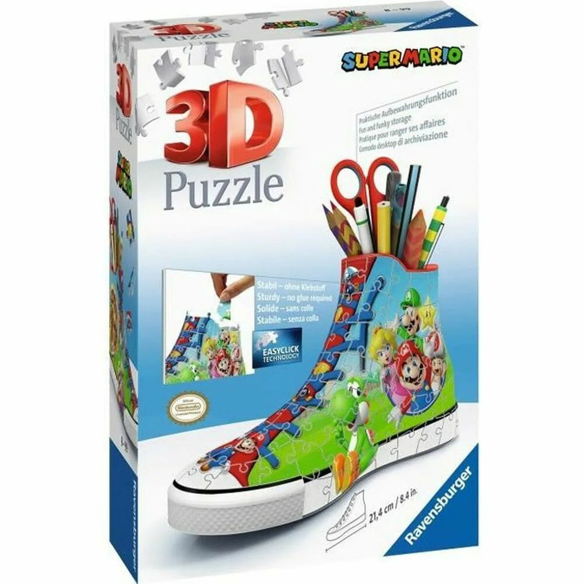 Puzzle 3d ravensburger sneaker super mario 108 pieces s712373135. L'ADN de Diaytar : un mélange éclectique et raffiné de produits qui parle aussi bien aux geeks qu'aux esthètes